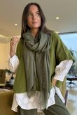 Classic Portobello Scarf Khaki 